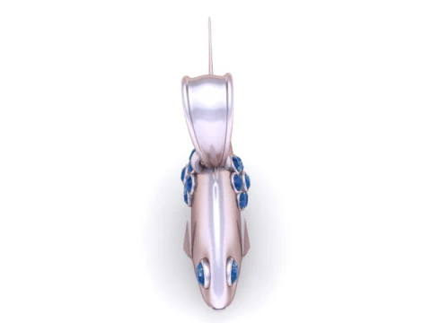 Gold Fish Pendant 3D Printable Model 3D Print Model
