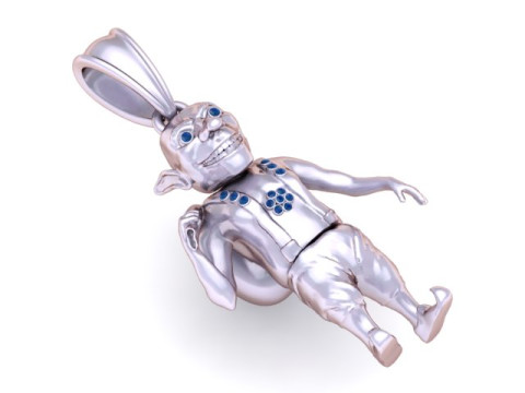 Тривимірна модель для друку із золотим гобліном 3D Принт Модель