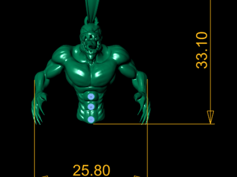 Beast Titan 3D PRINTABLE Model 3D Print Model