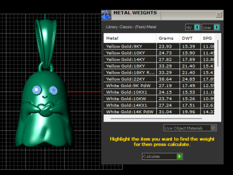 かわいいゴーストペンダント 3D 印刷可能モデル 3Dプリントモデル