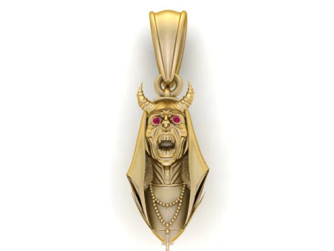 Dark Priest Pendant 3D Printable Model 3D Print Model