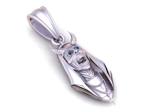 Dark Priest Pendant 3D Printable Model 3D Print Model