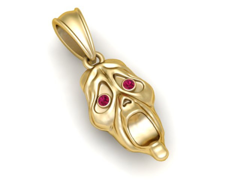 Horrormasker hanger 3D printbaar model 3D printmodel