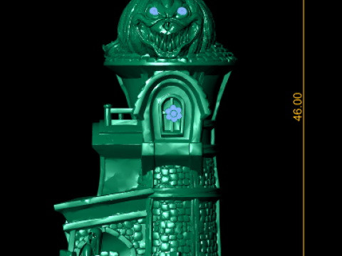 魔法塔雕塑 3D 打印模型 3D 打印模型