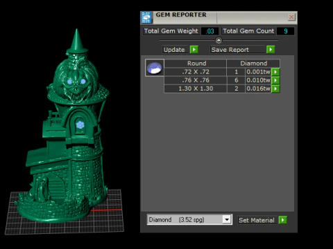 Enchanted Tower Sculpture 3D Printable Model 3D Print Model