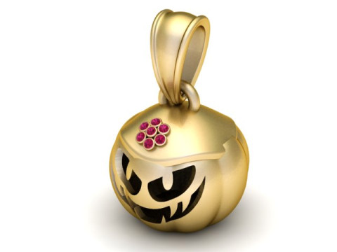 Подвеска из злой тыквы 3D модель для печати 3D Принт Модель