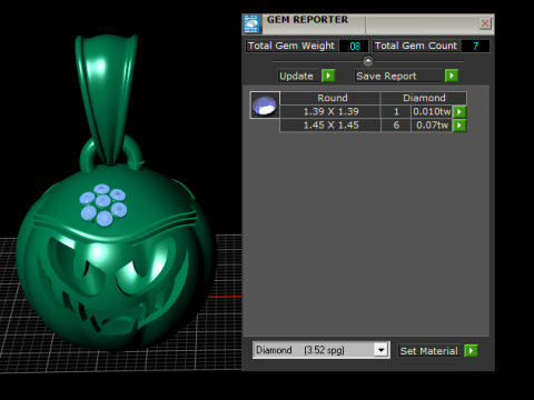 Подвеска из злой тыквы 3D модель для печати 3D Принт Модель