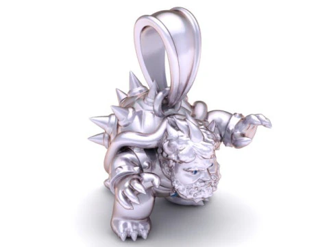 Monster Warrior Pendant 3D Printable Model 3D Print Model
