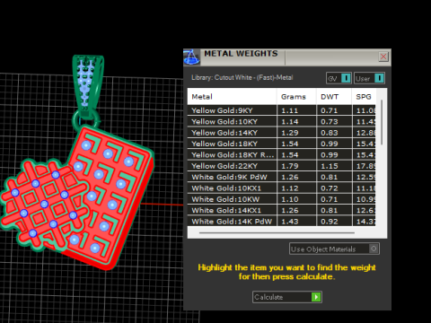 Waffle Pendant 3D Printable Model 3D Print Model