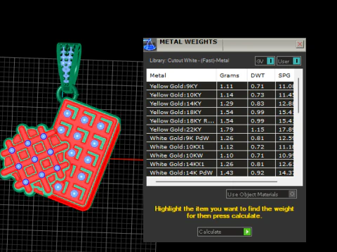 Waffle Pendant 3D Printable Model 3D Print Model
