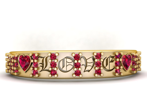 AŞK Bilekliği 3D Yazdırılabilir Model 3D Baskı Modeli