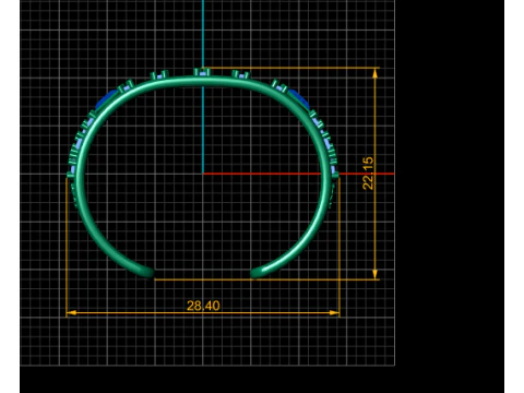 LOVE Bracelet 3D Printable Model 3D Print Model