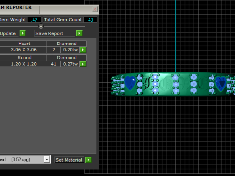 Bracelet AMOUR Modèle imprimable en 3D Modèles 3D en vedette