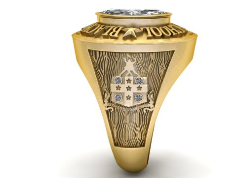 Modello stampabile 3D dell'anello del campionato Modello di stampa 3D .c4d .max .obj .3ds .fbx .stl .blend 