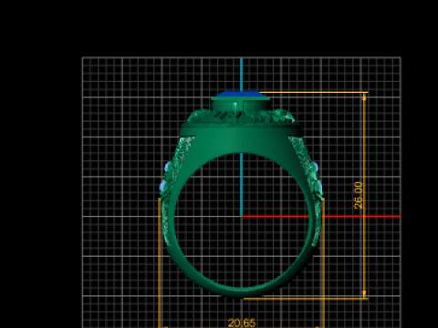 Championship Ring 3D Printable Model 3D Print Model