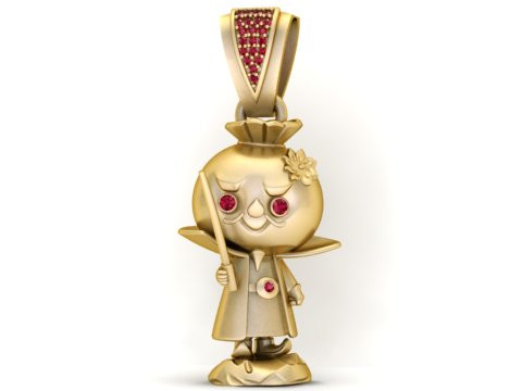 绅士南瓜吊坠 3D 打印模型 3D 打印模型