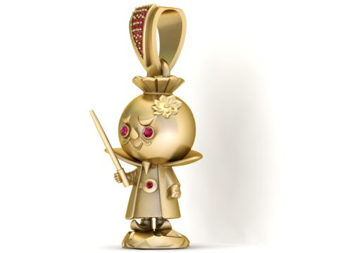 Wisiorek z dyni dżentelmena Model do druku 3D Model do druku 3D