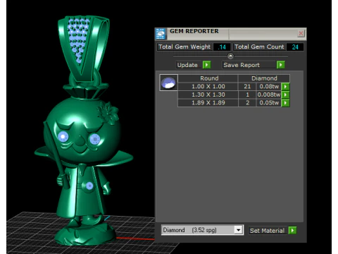 Gentleman Pumpkin Pendant 3D Printable Model 3D Print Model