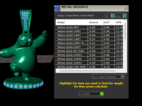 Model Cetak 3D Liontin Panda Menari Model Cetak 3D