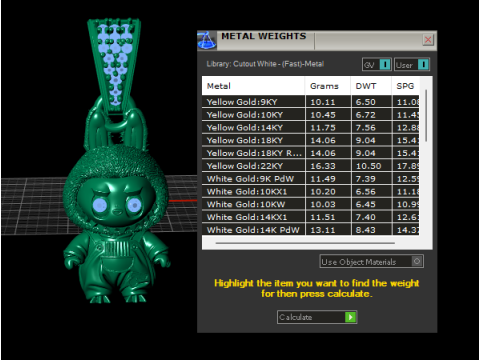 Hoodie Bunny Pendant 3D Printable Model 3D Print Model