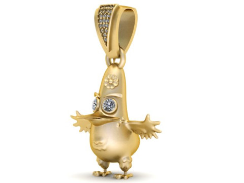 Gülümseyen Yaratık Kolye 3D Yazdırılabilir Model 3D Baskı Modeli