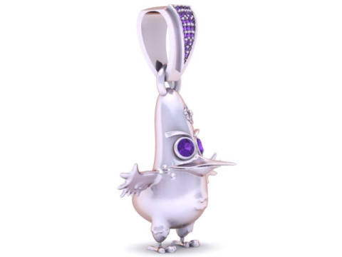 Gülümseyen Yaratık Kolye 3D Yazdırılabilir Model 3D Baskı Modeli