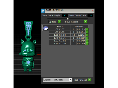 Cute Crying Creature Pendant 3D Printable Model 3D Print Model