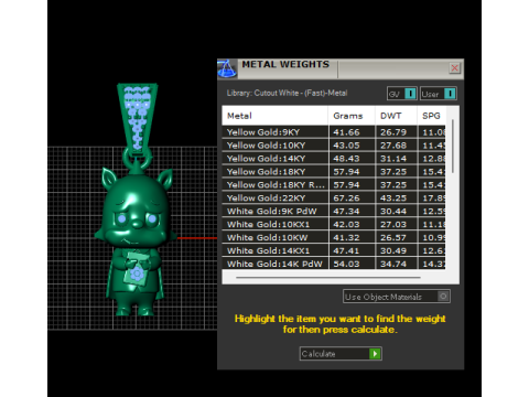 Cute Crying Creature Pendant 3D Printable Model 3D Print Model