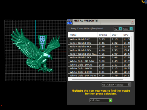 Modèle imprimable en 3D de pendentif aigle volant Modèles 3D en vedette