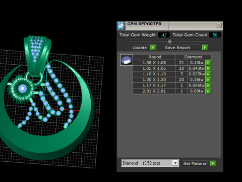 安拉名字书法吊坠 3D 打印模型 3D 打印模型