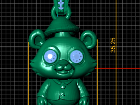 Colgante Panda Farmer Modelo imprimible en 3D Modelo de impresión 3D