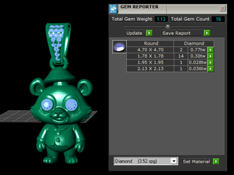 Colgante Panda Farmer Modelo imprimible en 3D Modelo de impresión 3D
