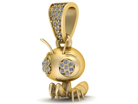 Insect Pendant 3D Printable Model 3D Print Model