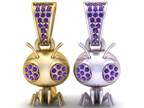 Insect Pendant 3D Printable Model 3D Print Model