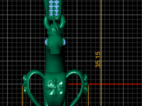 鸟吊坠 3D 打印模型 3D 打印模型