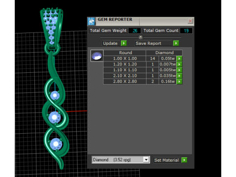 螺旋吊坠 3D 可打印模型 3D 打印模型