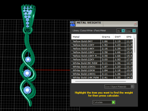 螺旋吊坠 3D 可打印模型 3D 打印模型
