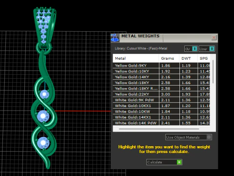 Spiral Pendant 3D Printable Model 3D Print Model