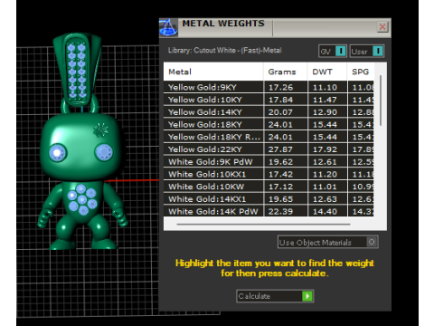 Personaje con colgante de arma modelo imprimible en 3D Modelo de impresión 3D