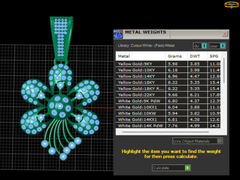 Flower Pendant 3D Printable Model 3D Print Model