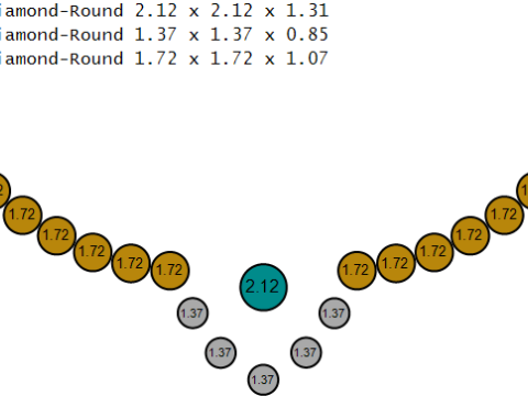 Elmas Kavisli Kolye 3D Yazdırılabilir Model 3D Baskı Modeli