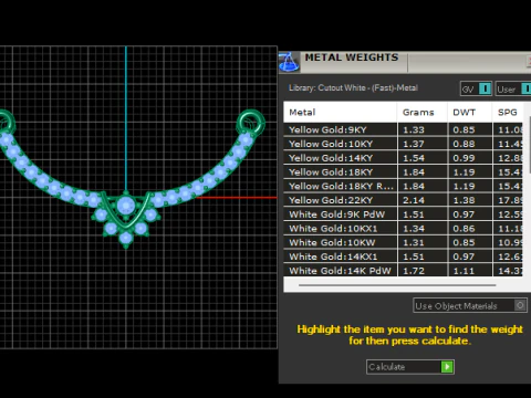 Diamond Curve Pendant 3D Printable Model 3D Print Model