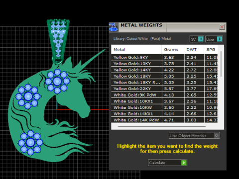 Einhorn-Anhänger 3D-druckbares Modell 3D Druckmodell