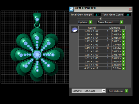 Çiçek Kolye 3D Yazdırılabilir Model 3D Baskı Modeli