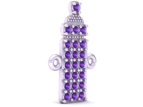 Babyfleshanger 3D-afdrukbaar model 3D printmodel