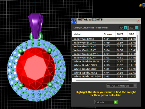 Halo Diamond Pendant 3D Printable Model 3D Print Model
