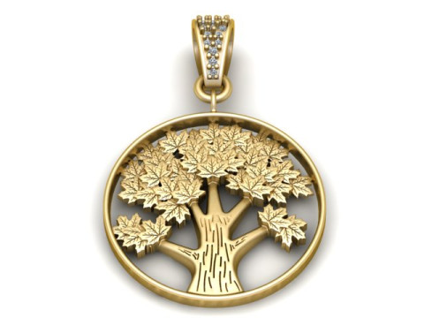 ツリーペンダント 3D 印刷可能モデル 3Dプリントモデル