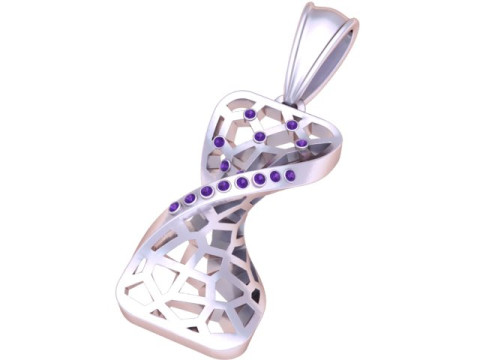 Ruby Pendant 3D Printable Model 3D Print Model