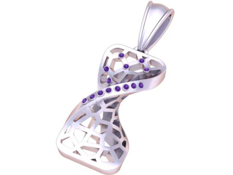 Ruby Pendant 3D Printable Model 3D Print Model