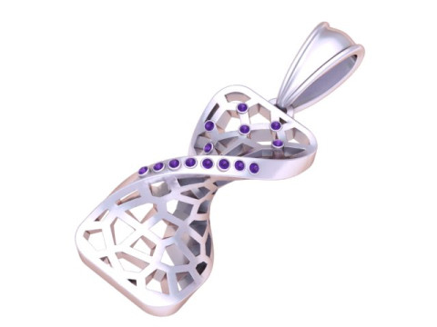 Ruby Pendant 3D Printable Model 3D Print Model